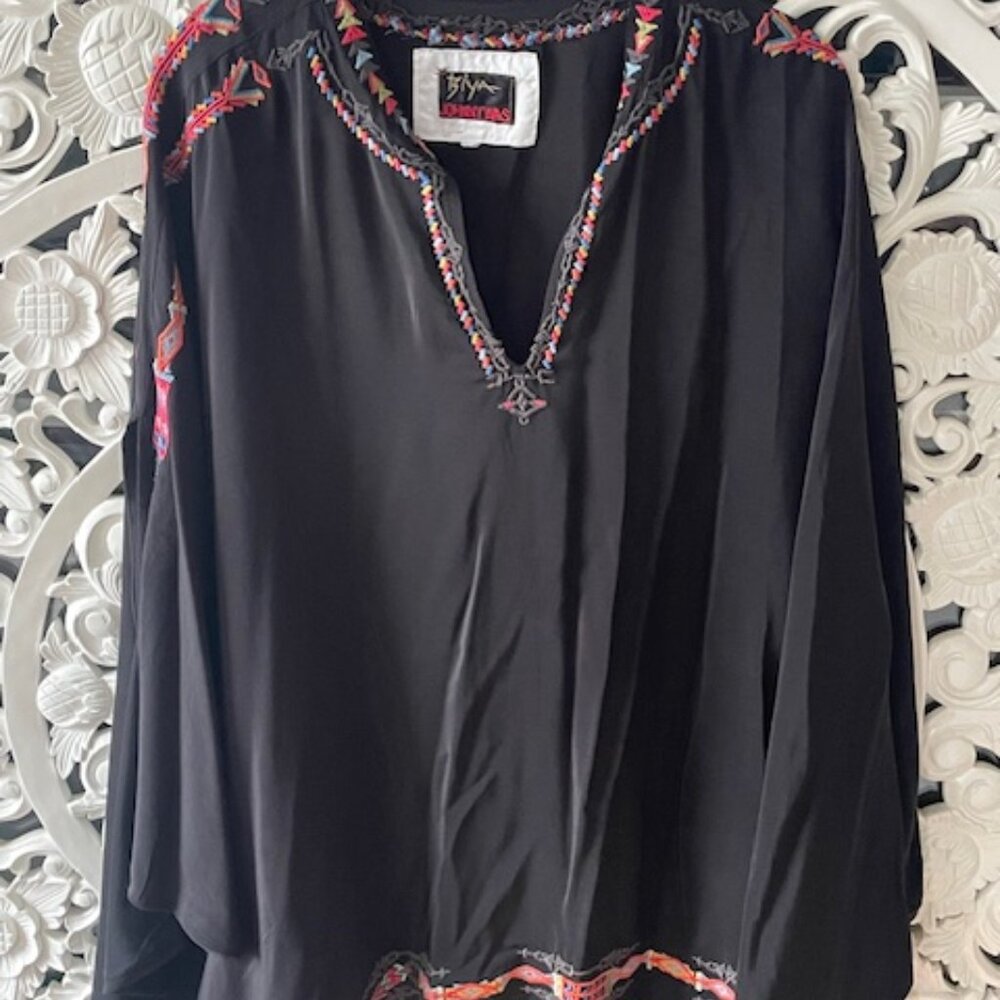Johnny Was Sascha Silk Poncho